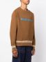 Wales Bonner Sweater met geborduurd logo Bruin - Thumbnail 3
