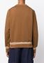 Wales Bonner Sweater met geborduurd logo Bruin - Thumbnail 4