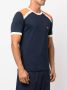 Wales Bonner T-shirt met colourblocking Blauw - Thumbnail 3