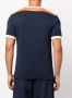 Wales Bonner T-shirt met colourblocking Blauw - Thumbnail 4