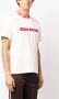 Wales Bonner T-shirt met logopatch Beige - Thumbnail 3