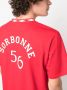 Wales Bonner T-shirt met logopatch Rood - Thumbnail 4