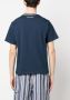 Wales Bonner T-shirt met logoprint Blauw - Thumbnail 4