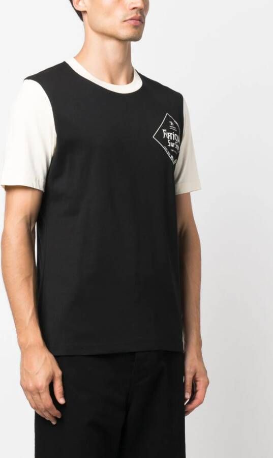 Wales Bonner T-shirt met logoprint Zwart