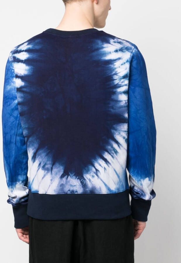 Wales Bonner Sweater met geborduurd logo Blauw
