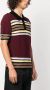 Wales Bonner Wander gestreept poloshirt Rood - Thumbnail 3