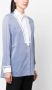 Wales Bonner Blouse verfraaid met studs Blauw - Thumbnail 3