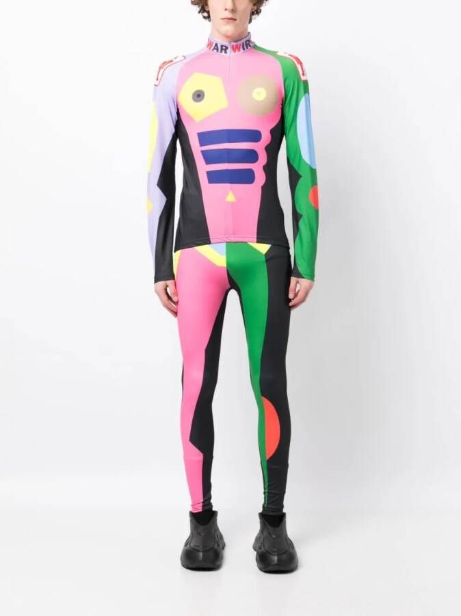 Walter Van Beirendonck T-shirt met print Veelkleurig