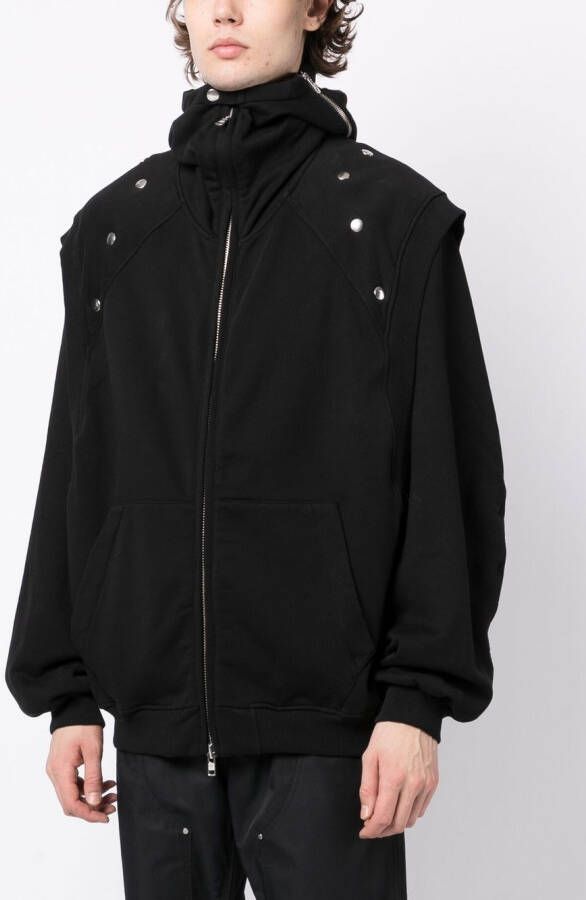 Walter Van Beirendonck Jack met capuchon Zwart