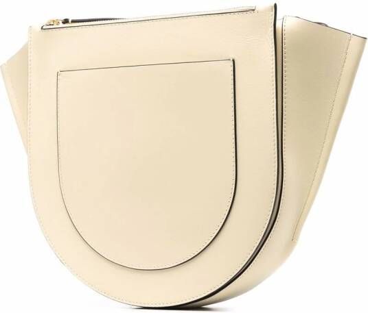 Wandler Hortensia leren shopper Beige