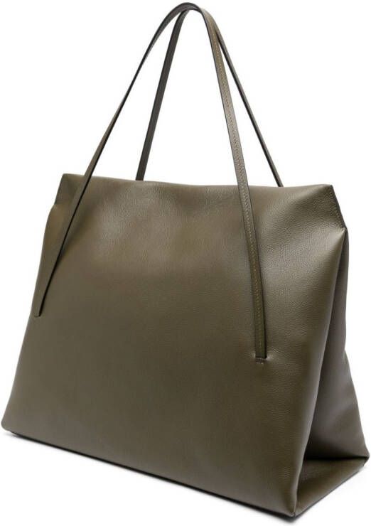 Wandler Shopper met logoprint Groen