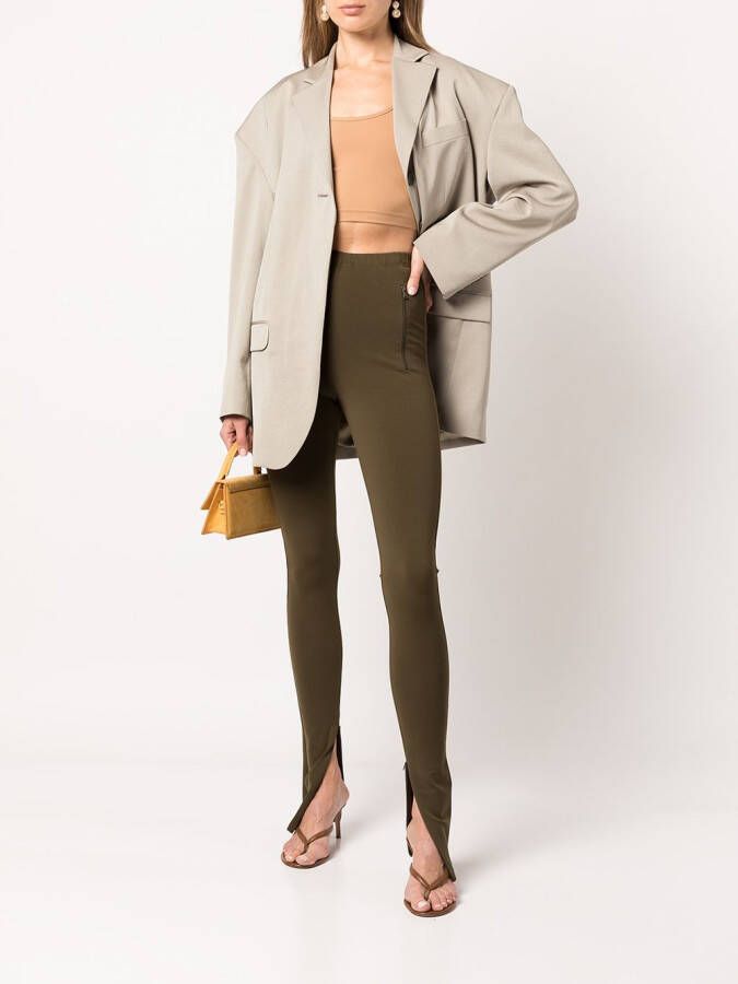 WARDROBE.NYC High waist legging Groen