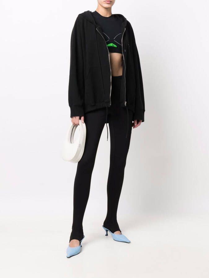 WARDROBE.NYC Legging met meerdere zakken Zwart