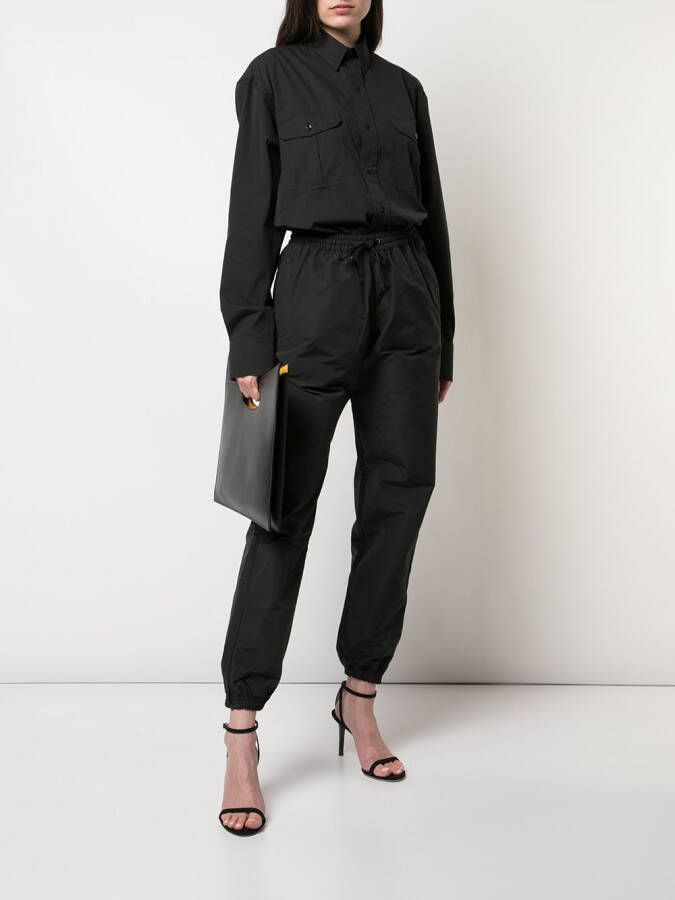 WARDROBE.NYC Shirt van popeline Zwart