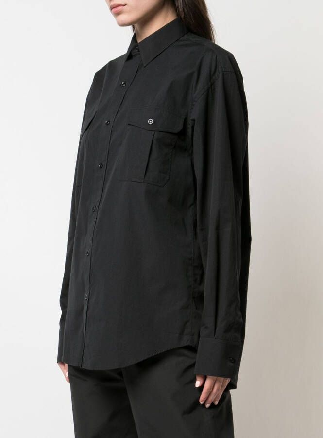 WARDROBE.NYC Shirt van popeline Zwart