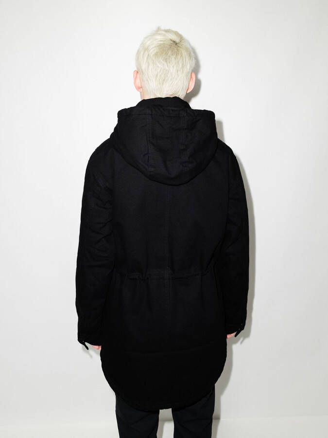 WARDROBE.NYC x Carhartt parka met capuchon Zwart