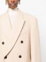 WARDROBE.NYC x Hailey Bieber jas van scheerwol Beige - Thumbnail 5
