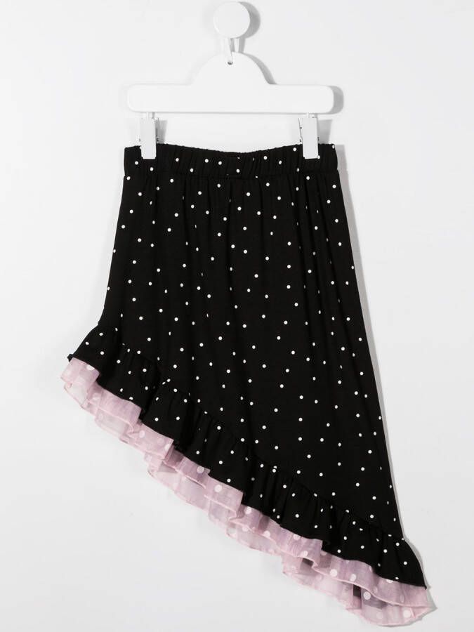 WAUW CAPOW by BANGBANG Asymmetrische rok Zwart
