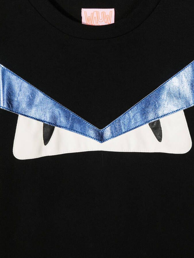 WAUW CAPOW by BANGBANG Gelaagd T-shirt Zwart