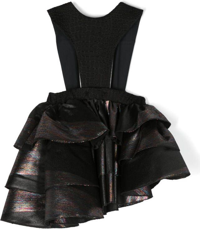 WAUW CAPOW by BANGBANG Jurk met metallic-effect Zwart