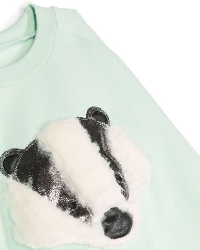 WAUW CAPOW by BANGBANG Sweater met ronde hals Groen