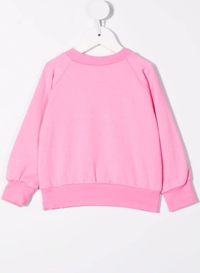 WAUW CAPOW by BANGBANG Sweater van biologisch katoen Roze