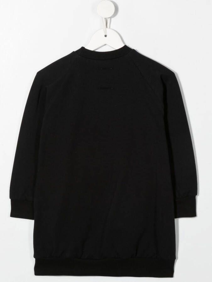 WAUW CAPOW by BANGBANG Sweaterjurk met strikdetail Zwart