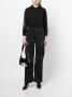 We11done Cropped hoodie Zwart - Thumbnail 2