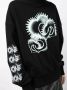 We11done Sweater met grafische print Zwart - Thumbnail 5