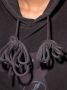 We11done Hoodie met teddybeerprint Paars - Thumbnail 4