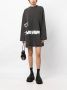 We11done Mini-jurk met lange mouwen Grijs - Thumbnail 2