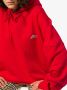 We11done oversized hoodie met logo patches Rood - Thumbnail 5