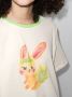 We11done T-shirt met konijnenprint Beige - Thumbnail 3