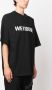 We11done T-shirt met logoprint Zwart - Thumbnail 4