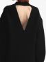 We11done Uitgesneden sweaterjurk Zwart - Thumbnail 4