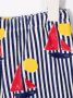 Weekend House Kids. Shorts met bootprint Wit - Thumbnail 3