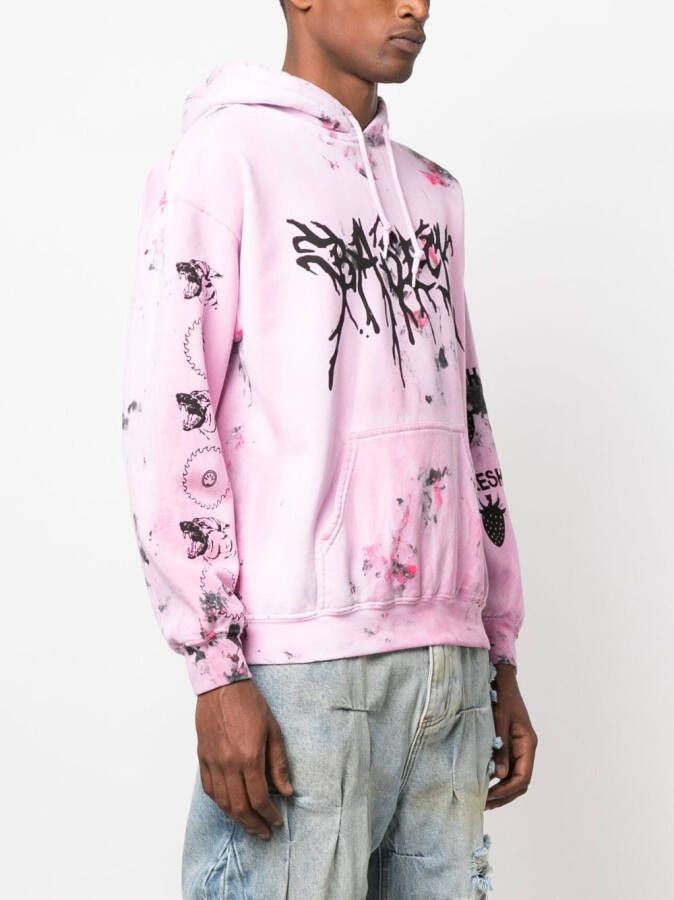 WESTFALL Hoodie met print Roze