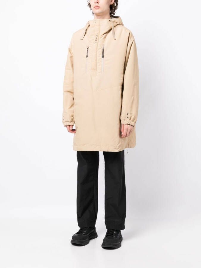 White Mountaineering Gewatteerde jas Bruin