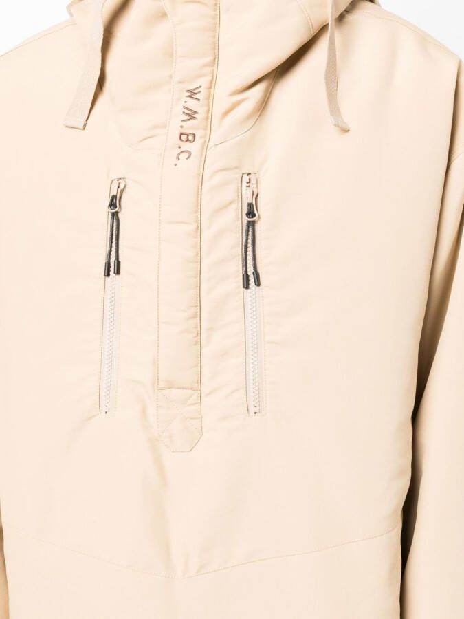 White Mountaineering Gewatteerde jas Bruin
