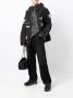 White Mountaineering Jack met print Zwart - Thumbnail 2