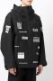 White Mountaineering Jack met print Zwart - Thumbnail 3