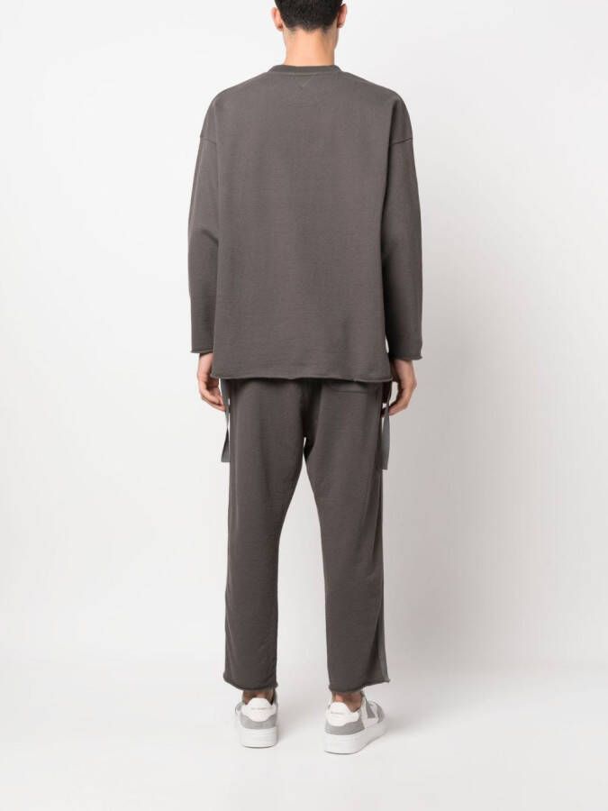 White Mountaineering Sweater met logoprint Grijs