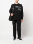 White Mountaineering Sweater met logoprint Zwart - Thumbnail 2