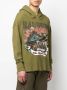 Who Decides War Hoodie met print Groen - Thumbnail 3