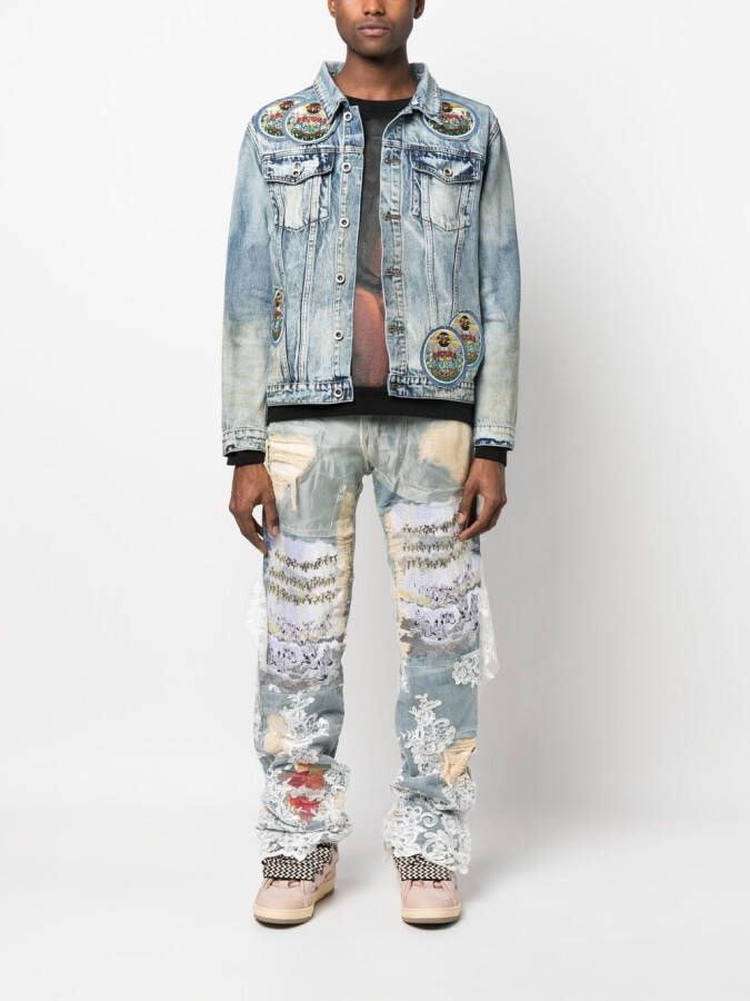 Who Decides War Denim jack Blauw
