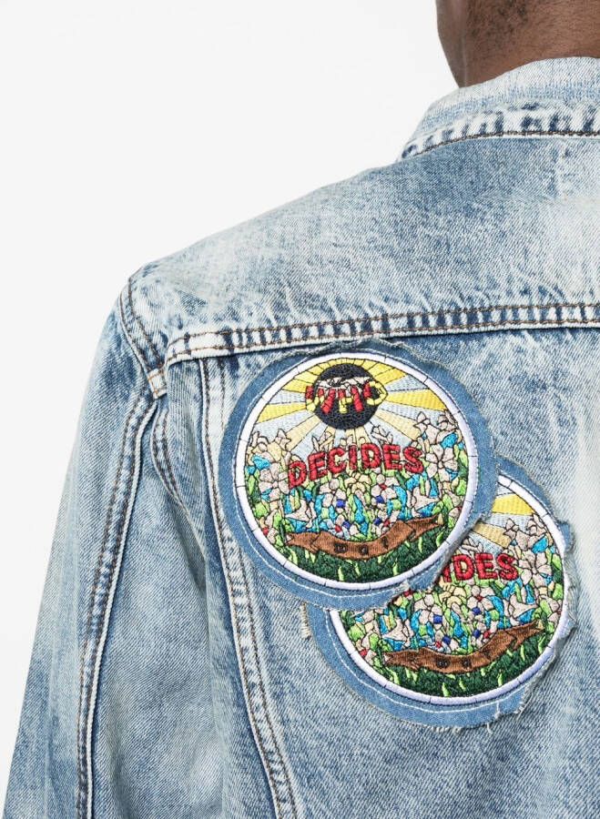 Who Decides War Denim jack Blauw