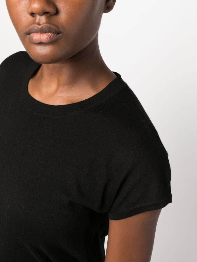 Wild Cashmere Annette fijngebreide trui Zwart