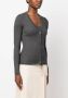 Wild Cashmere Cloe vest met V-hals Grijs - Thumbnail 3