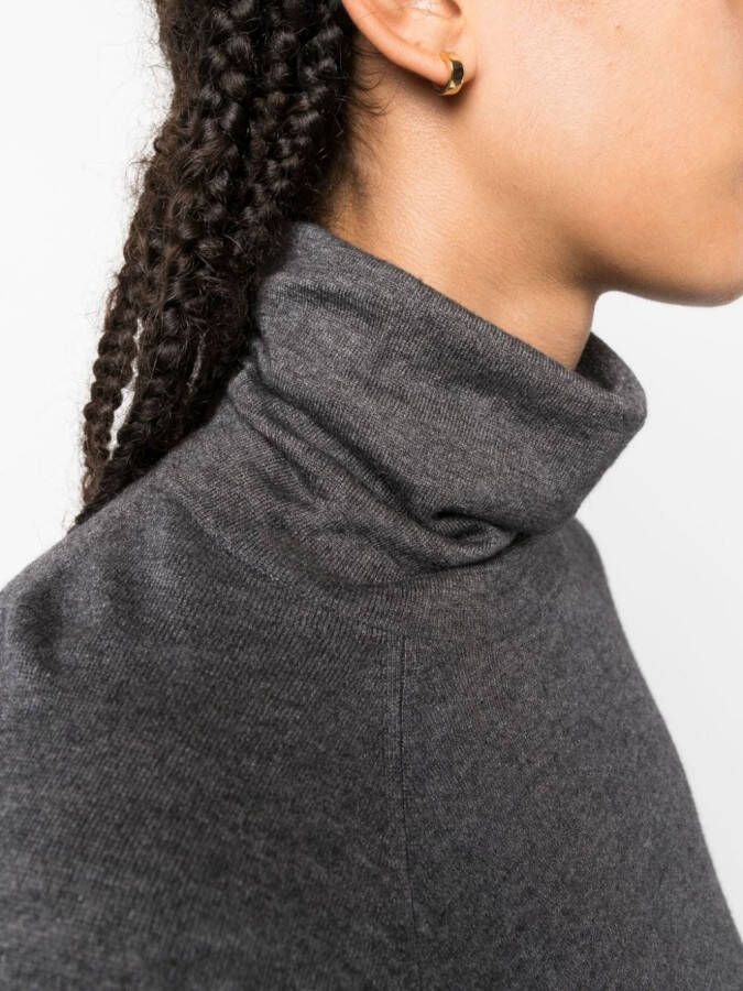 Wild Cashmere Diana trui met hoge hals Grijs