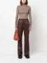 Wild Cashmere Ribgebreide coltrui Beige - Thumbnail 2